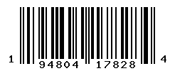 UPC barcode number 194804178284