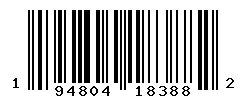 UPC barcode number 194804183882