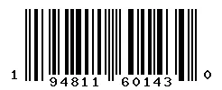194811601430 barcode