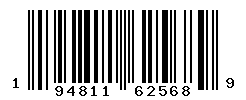 UPC barcode number 194811625689
