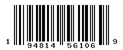 UPC barcode number 194814561069