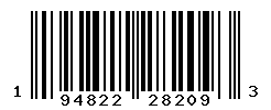 UPC barcode number 194822282093