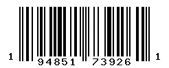 194851739261 barcode