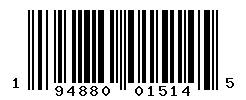 UPC barcode number 194880015145