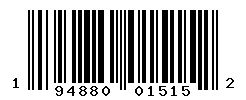 UPC barcode number 194880015152
