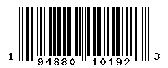 UPC barcode number 194880101923