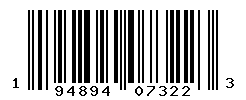 UPC barcode number 194894073223