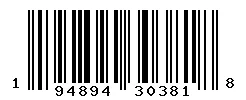UPC barcode 194894303818