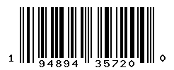 UPC barcode number 194894357200