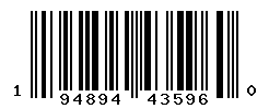 UPC barcode number 194894435960