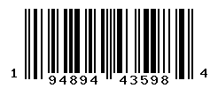 UPC barcode number 194894435984