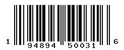 UPC barcode number 194894500316