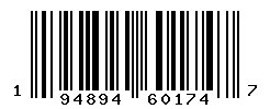 UPC barcode number 194894601747