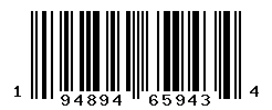 UPC barcode number 194894659434