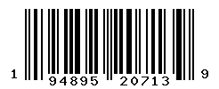 UPC barcode number 194895207139