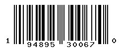 UPC barcode number 194895300670
