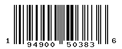UPC barcode number 194900503836