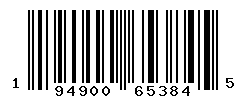upc 194900653845 barcode image