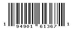 upc 194901613671 barcode image