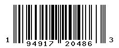 UPC barcode number 194917204863