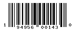 UPC barcode number 194956001430