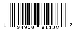 UPC barcode number 194956611387