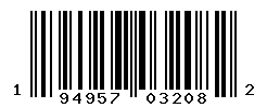 UPC barcode number 194957032082