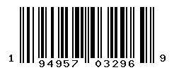 UPC barcode number 194957032969