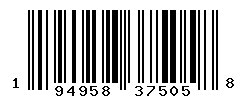 UPC barcode number 194958375058