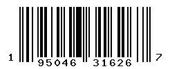 UPC barcode number 195046316267