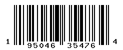 UPC barcode number 195046354764