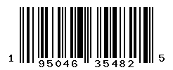 UPC barcode number 195046354825
