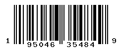 UPC barcode number 195046354849