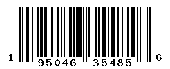 UPC barcode number 195046354856