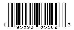 UPC barcode number 195092051693