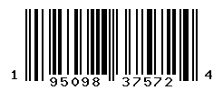 UPC barcode number 195098375724