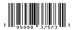 UPC barcode number 195098375731