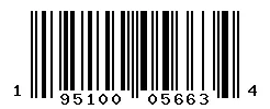 UPC barcode 195100056634
