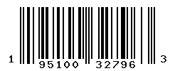 UPC barcode number 195100327963