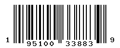 UPC barcode number 195100338839