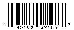UPC barcode 195100521637