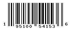 UPC barcode number 195100541536 lookup