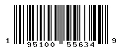 UPC barcode 195100556349