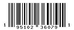 UPC barcode number 195102360791