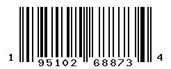 UPC barcode number 195102688734