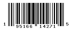 UPC barcode number 195166142715