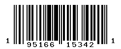 UPC barcode number 195166153421