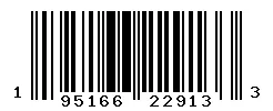 195166229133 barcode