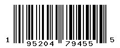 UPC barcode number 195204794555