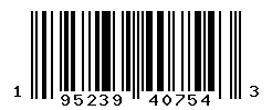 UPC barcode number 195239407543 lookup